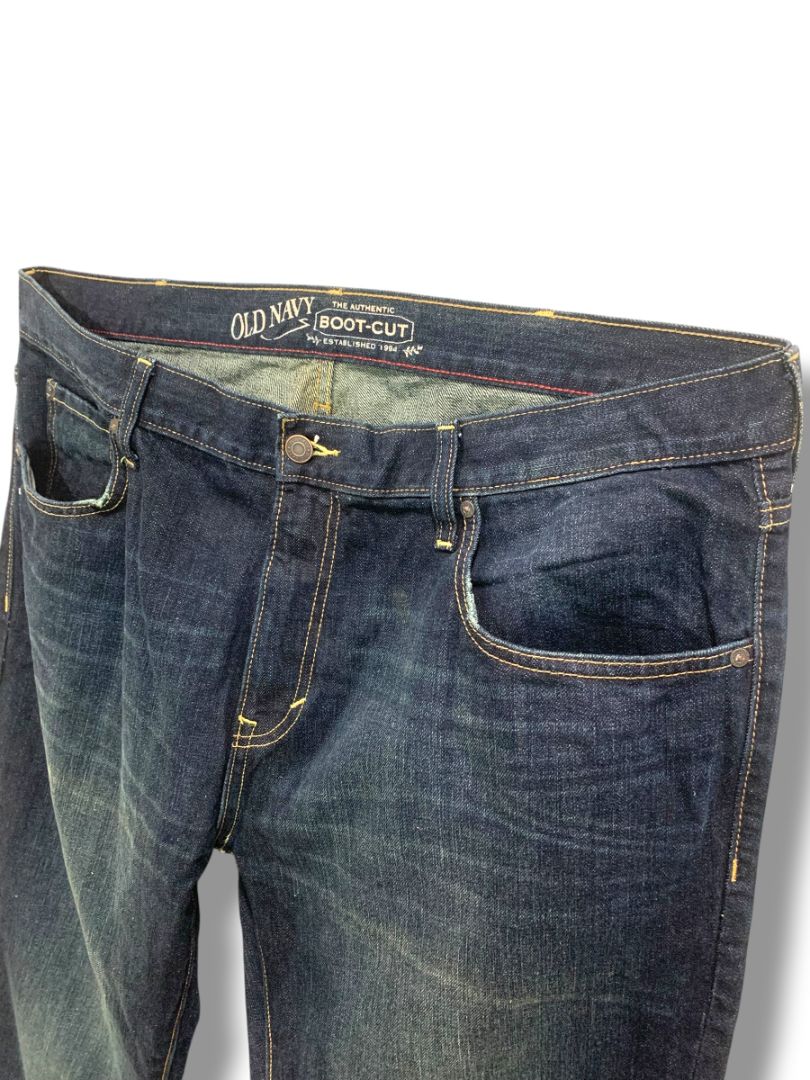 40x30 Old Navy Mens The Authentic Boot-Cut Mens Dark Wash Jeans