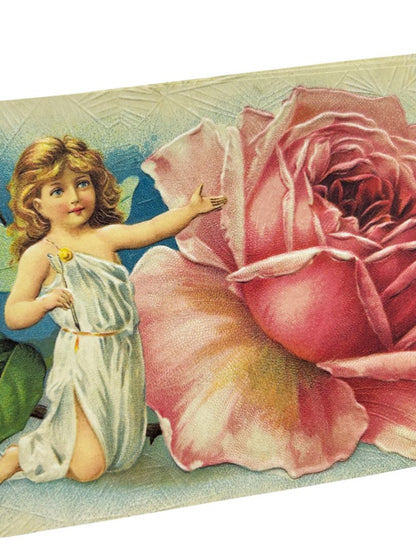 1997 Flower Fairy Postcards Set of 20 Created from Antique Lithographs 5.5" x 3.5"
