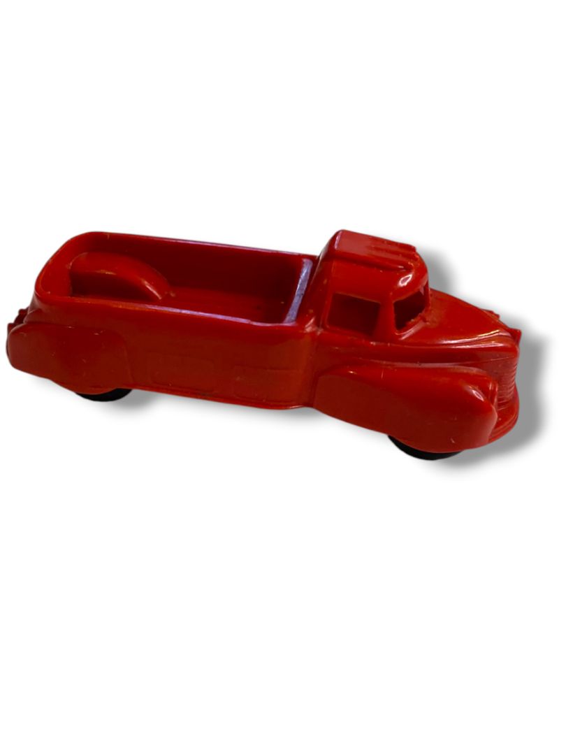 Vintage Acme Plastic Toy Truck Red I-140 4" Made in USA