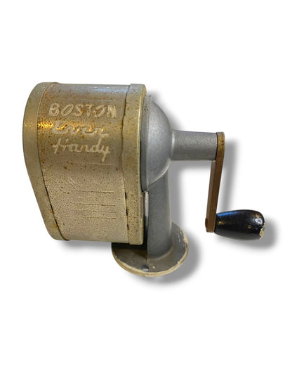 Vintage Boston Ever Handy Wall Mounted Metal Pencil Shapener