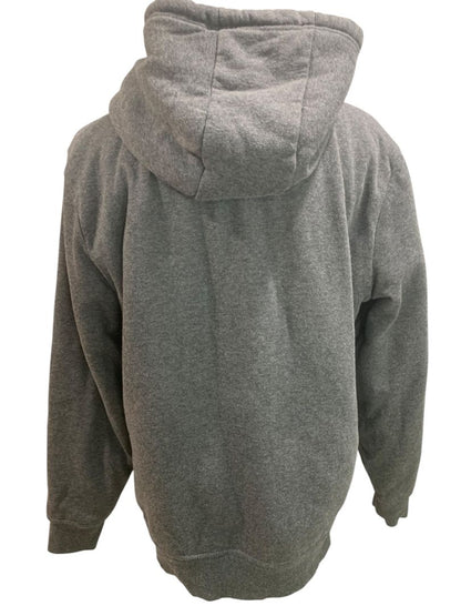 Large Weatherproof Womens Gray Fleece Lined Full Zip Hoodie Sweatshirt