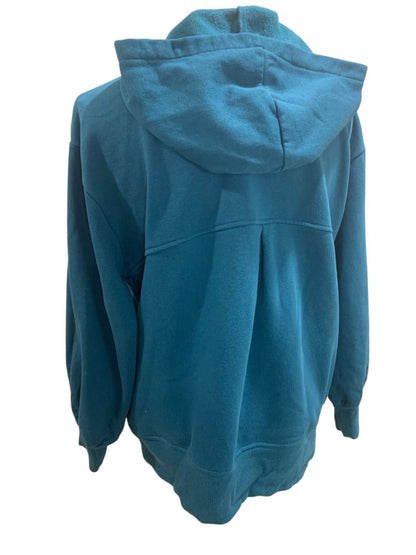 Medium Z by Zella Womens Teal Pullover Hoodie Sweatshirt