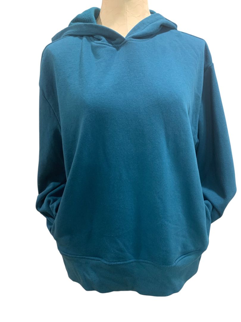 Medium Z by Zella Womens Teal Pullover Hoodie Sweatshirt