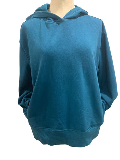 Medium Z by Zella Womens Teal Pullover Hoodie Sweatshirt