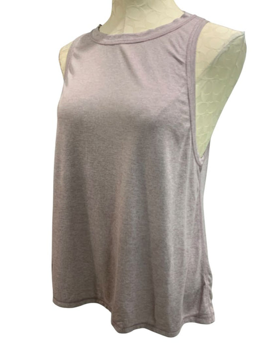 Small Athleta Womens Heathered Mauve Workout Tank Top
