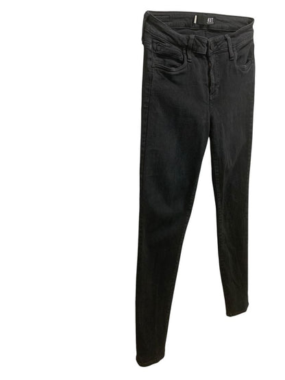 Size 6 Kut Womens Black Diana Skinny Jeans Denim 31.5" Inseam