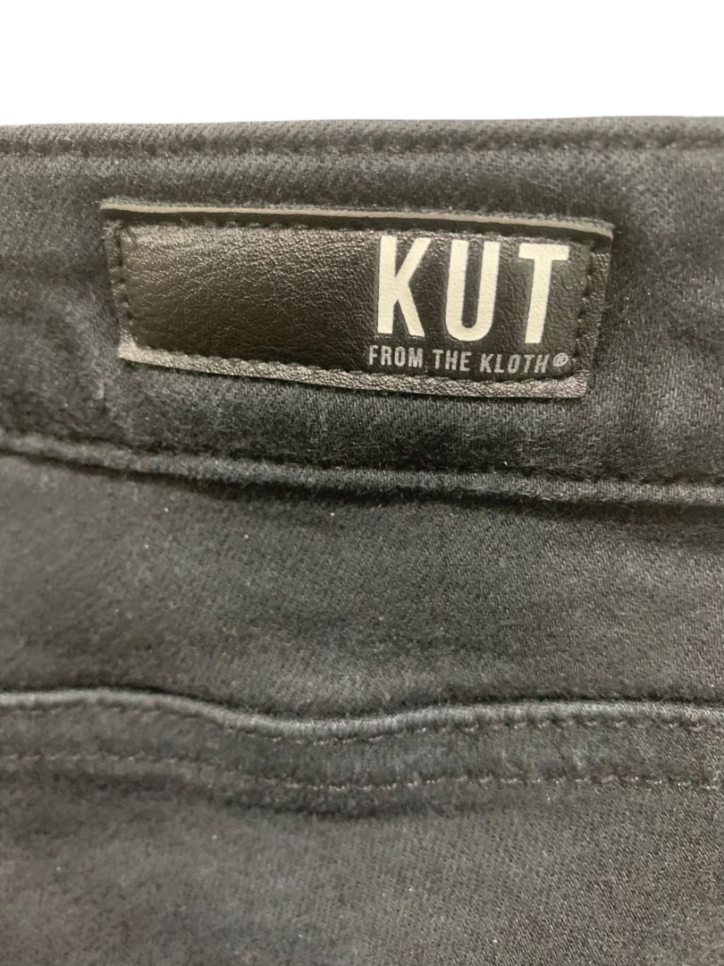 Size 6 Kut Womens Black Diana Skinny Jeans Denim 31.5" Inseam