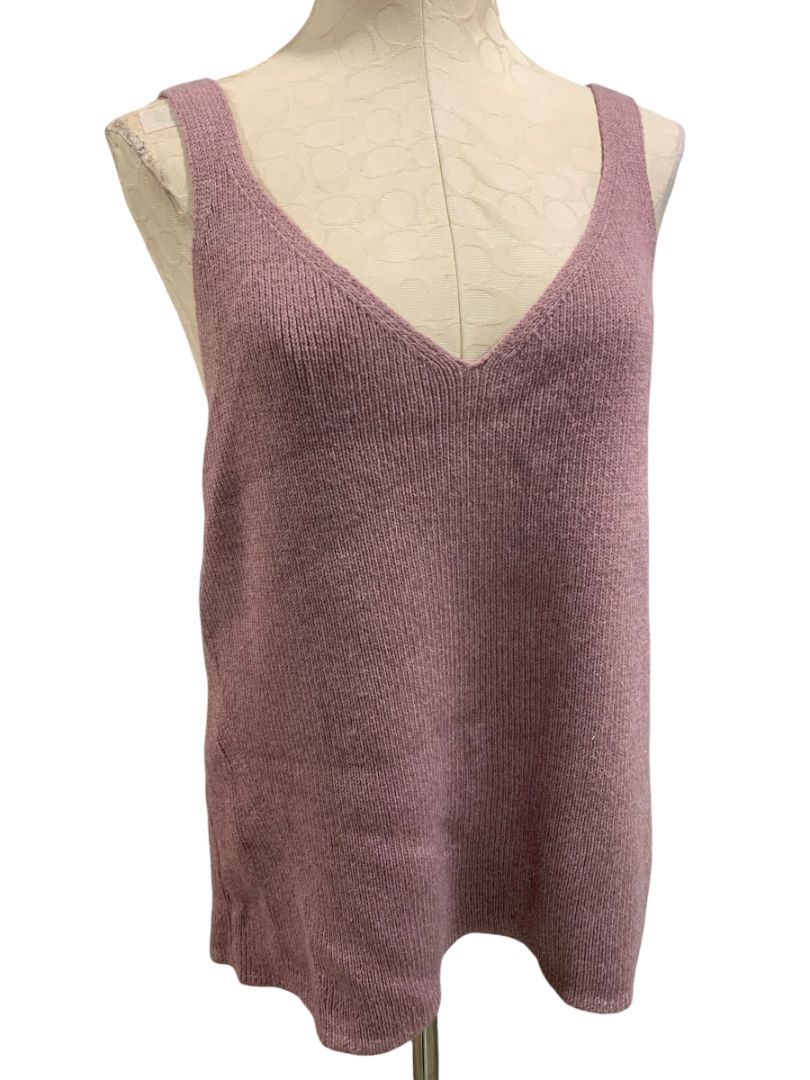 Size 3X Old Navy New Womens Plus Size Mauve Sleeveless Sweater V-Neck