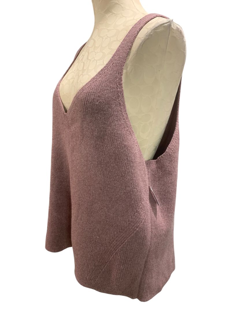 Size 3X Old Navy New Womens Plus Size Mauve Sleeveless Sweater V-Neck