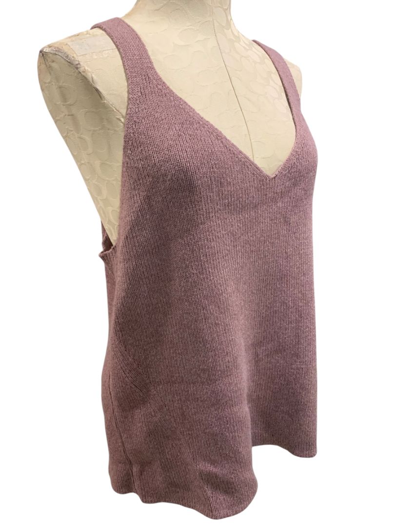 Size 3X Old Navy New Womens Plus Size Mauve Sleeveless Sweater V-Neck