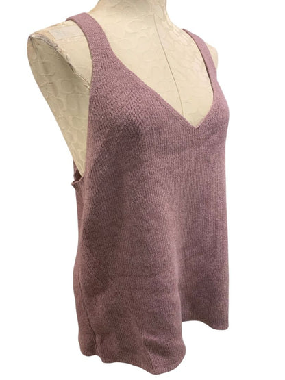 Size 3X Old Navy New Womens Plus Size Mauve Sleeveless Sweater V-Neck