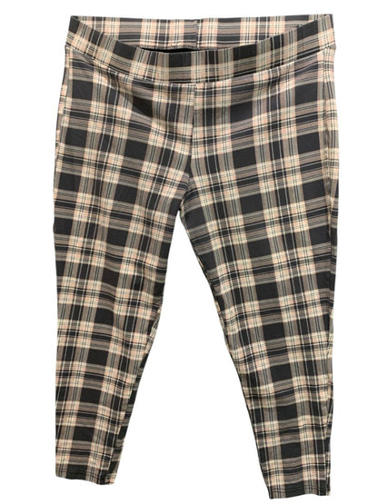 Size 3X Torrid Womens Plus Size Plaid Leggings Pants Pull On