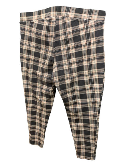 Size 3X Torrid Womens Plus Size Plaid Leggings Pants Pull On