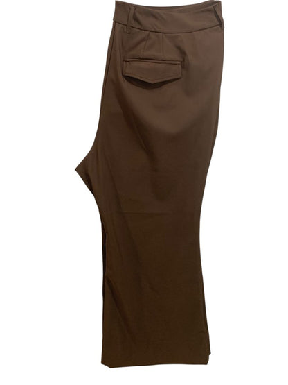 Size 24S Studio by Torrid Womens New Plus Size Brown Pants Short