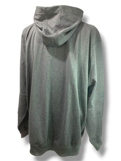Size 3XL CSG Gray Full Zip Workout Hoodie Mens Tech Fleece Lining