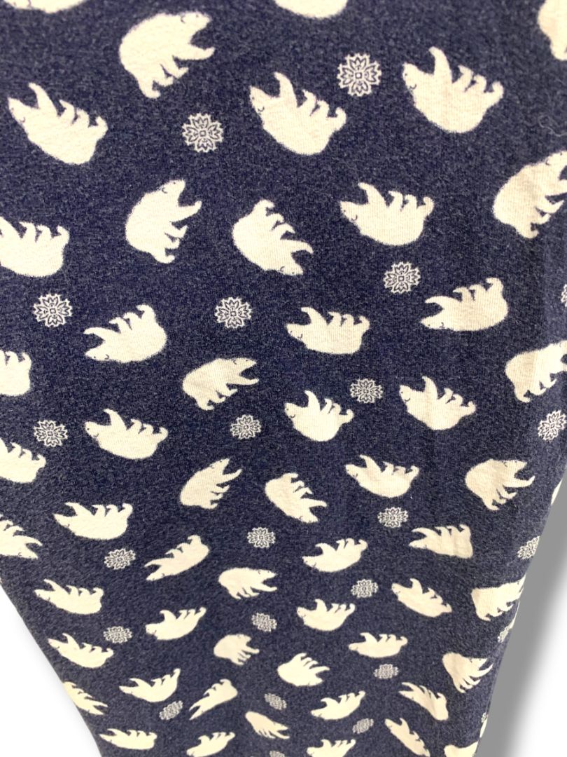 Size 18/20 Cacique Womens Pajama Pants Navy Blue Polar Bear Soft