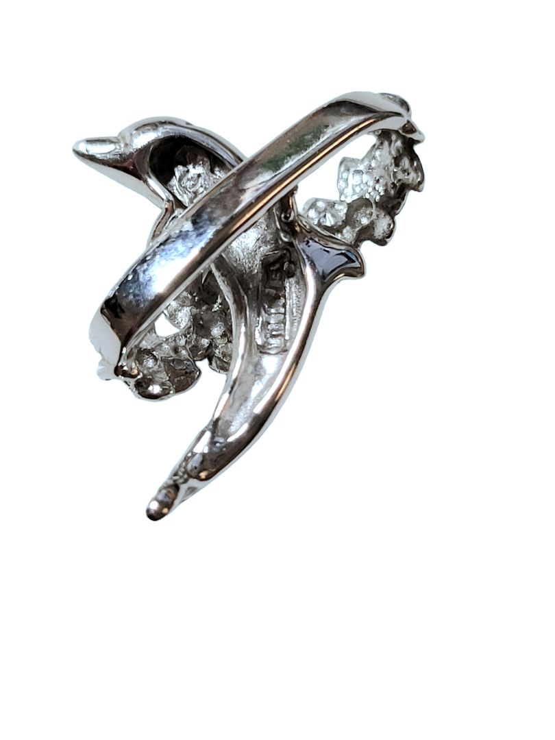 Wyland Iconic Sterling Silver Leaping Dolphin Charm