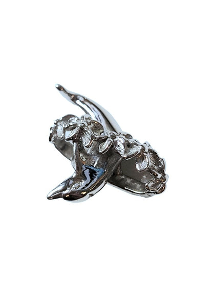 Wyland Iconic Sterling Silver Leaping Dolphin Charm