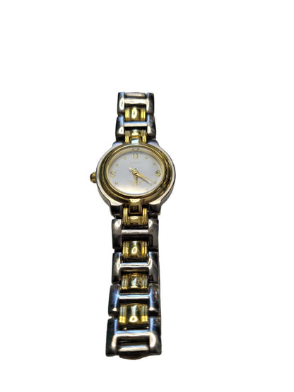 MM Ladies Watch Gold Tone Silver Tone Metal Works