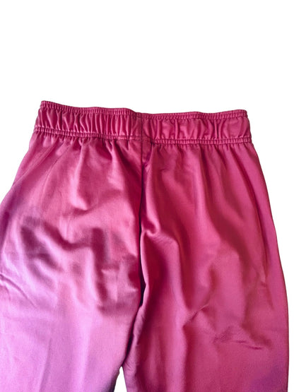 Large Adidas New Girl's Pink Jogger Track Pants Pull On Rose Tone