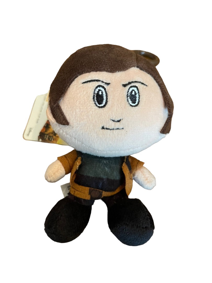 Han Solo Disney Star Wars Heroes Heroez Clipz Bag Clip Plush