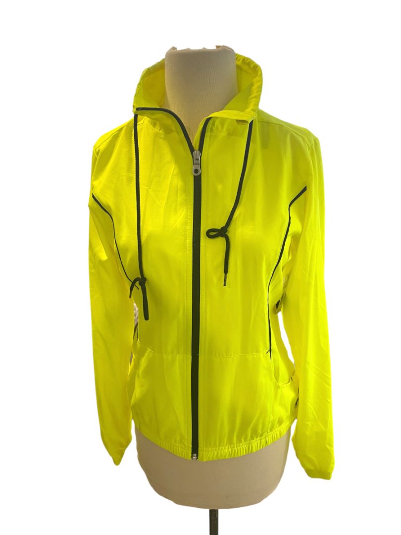 Small Reebok Bright Yellow Women's Jacket Full Zip NWT