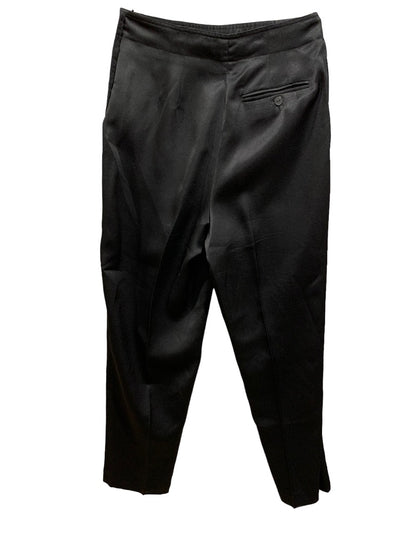 12P Chaus Petites Vintage Y2K Women's Satin Black Side Button Pants