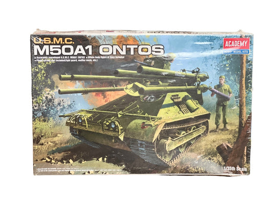 Academy 13218 1:35 USMC M50A1 Ontos Military Tank Plastic Model Kit sealed