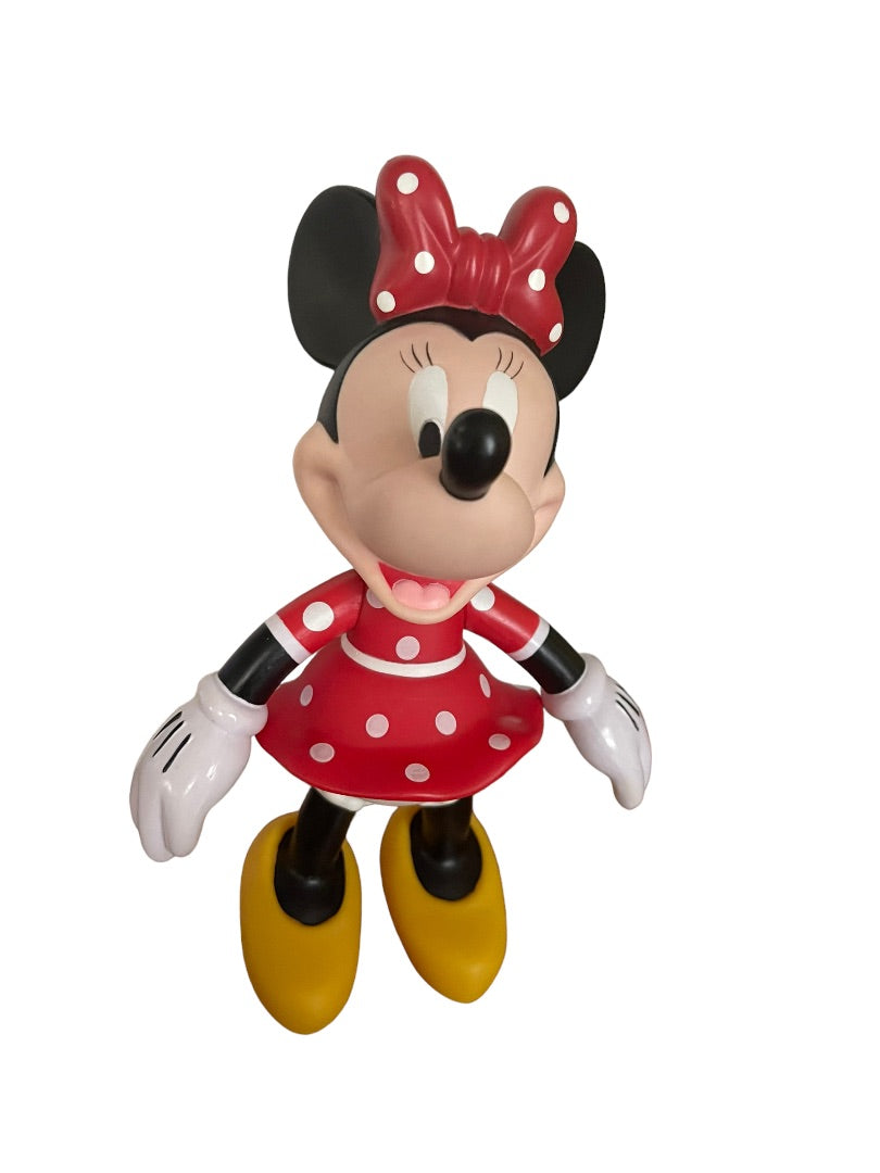 Disney Minnie Mouse Hard Vinyl 8" Articulated Figure Poseable