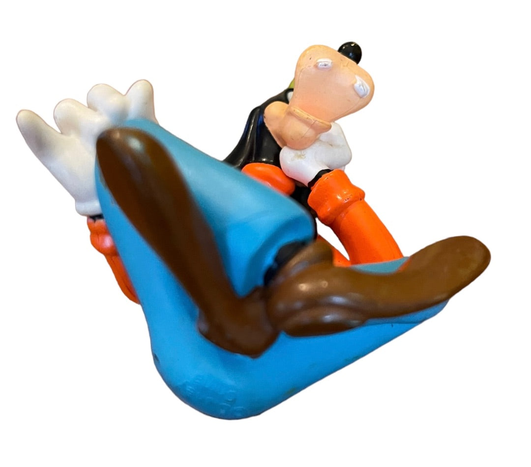 Disney Goofy 3.5" Sitting Vinyl Figurine Figure Cross Legged