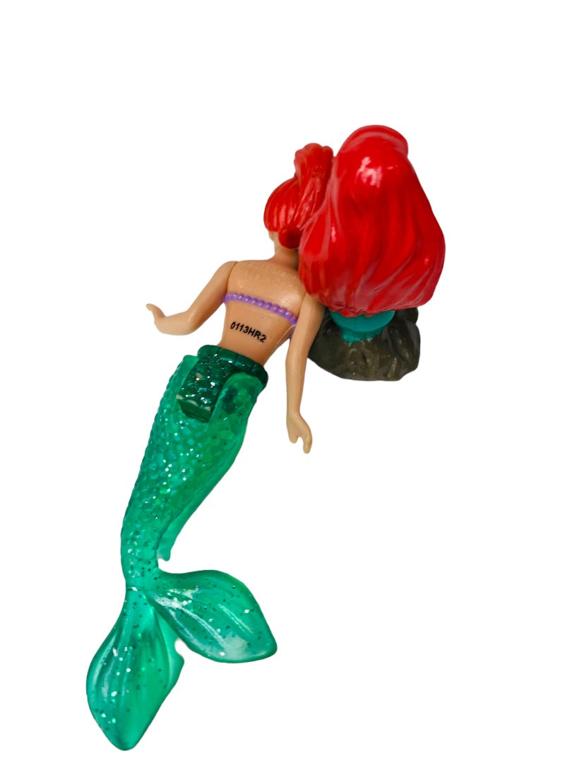 Disney Ariel Little Mermaid 2" and 4"Figurines Toys Set of 2