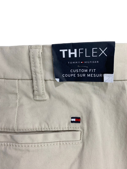 38 x 32 Tommy Hilfiger THFLEX Men's New Adaptive Clothing Pants Tan Magnets