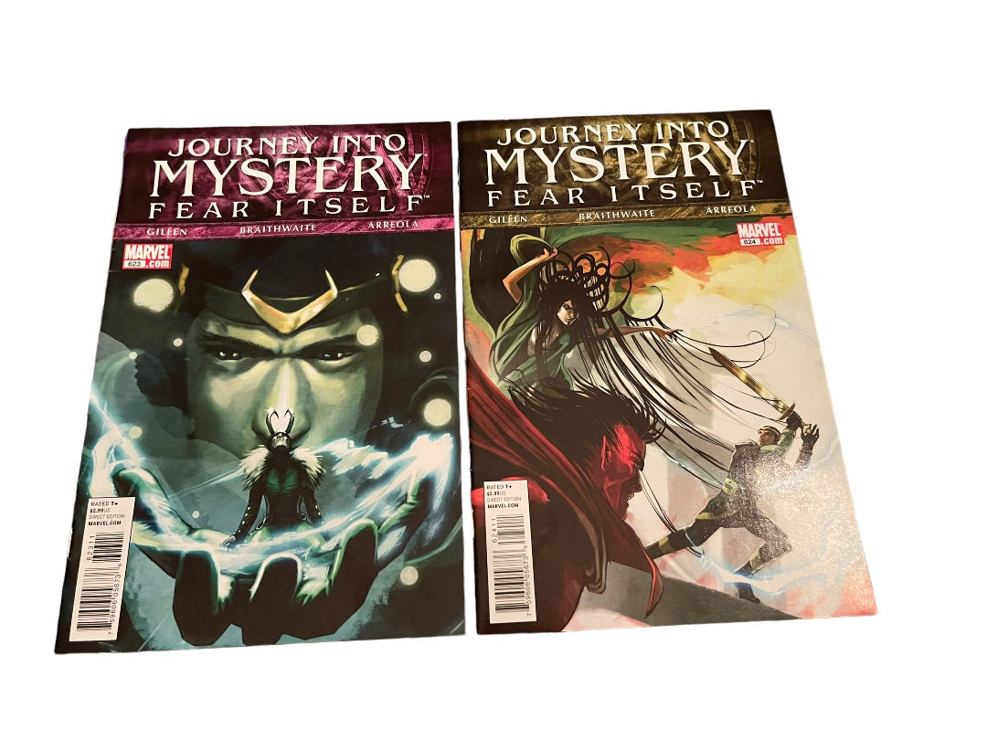 Marvel Joruney Into Mystery Fear Itself 623 & 624 Gileen Braithwaite Arreola