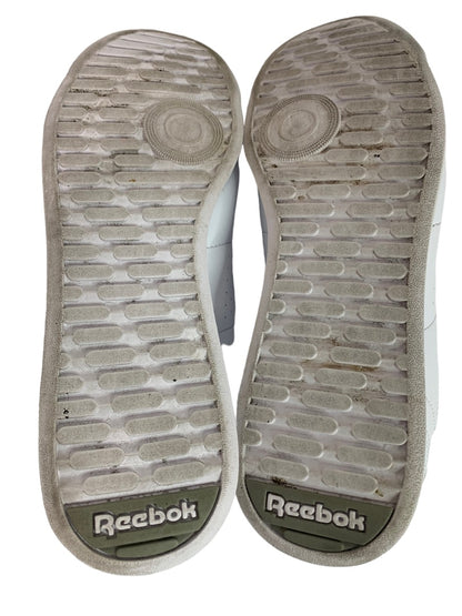 Size 8 Reebok Women's Classic White Leather Sneaker Lace Up Shoe