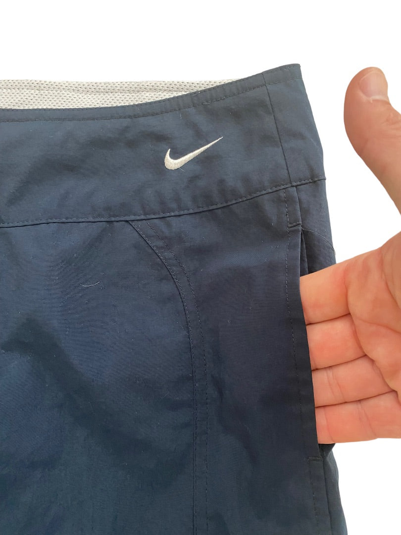 Medium Nike Golf Navy Blue Bermuda Shorts Flat Front Women's