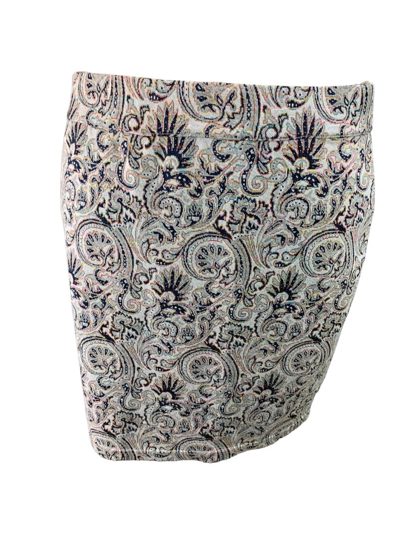 Medium Free People Seasons In Paisley Women's Pull On Stretch Mini Skirt