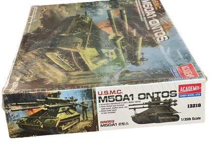 Academy 13218 1:35 USMC M50A1 Ontos Military Tank Plastic Model Kit sealed