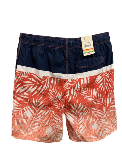 Large (36-38) Ocean Pacific OP Men's New Multicolor Board Shorts Orange Tropical