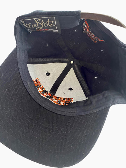 Buffalo State Bengals Black Textured Hat Ball Cap Adjustable Embroidered