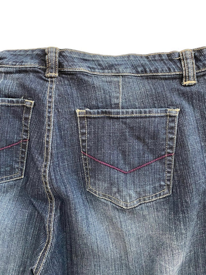 18W Bandolino Blu Jeans Cuffed Med Wash