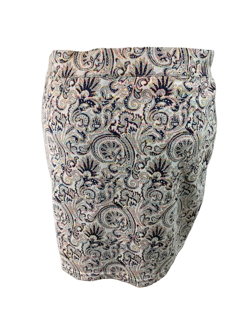 Medium Free People Seasons In Paisley Women's Pull On Stretch Mini Skirt