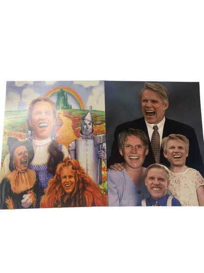 Set of 2 Gary Busey's Funny Family Photo Wizard of Oz Spoof 8x10