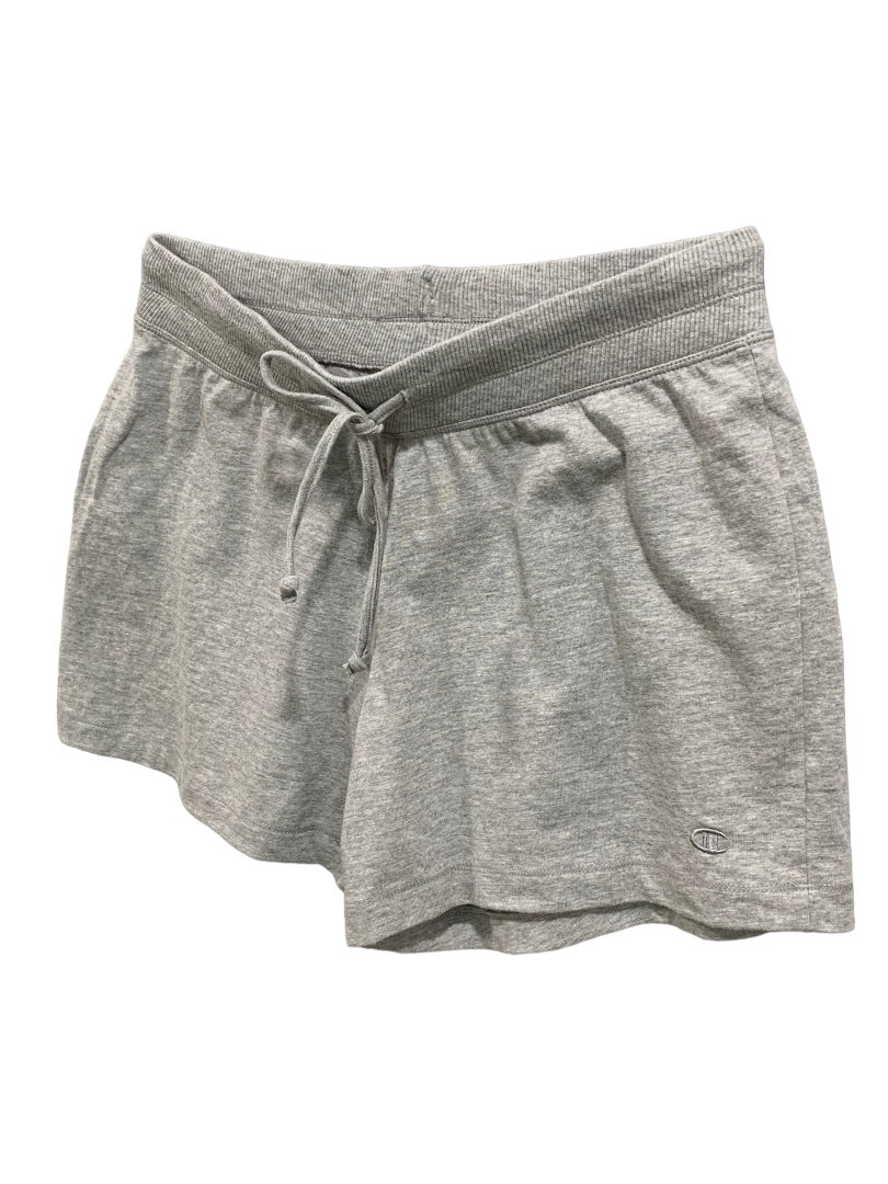 Medium Champion Women's Gray Pull On Knit Shorts Elastic Drawstring Waist