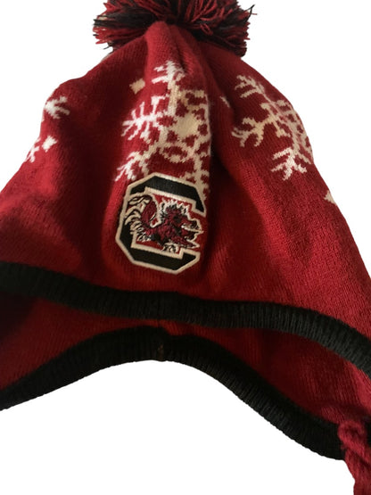 Captivating Headgear Tassel Hat Carolina Gamecocks Garnet Flap Winter