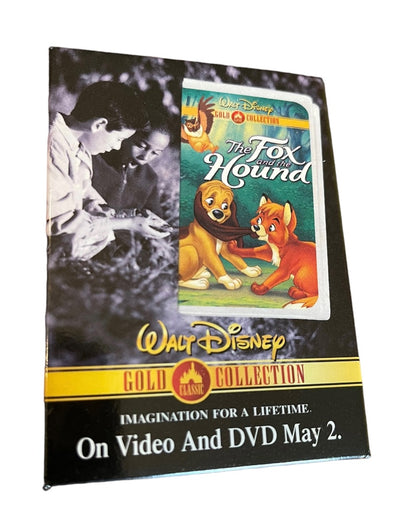 Walt Disney Gold Collection The Fox and the Hound Pinback Button Promotional