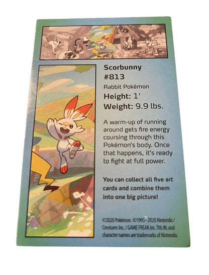 Pokemon Galar Pals Mini Tin Scorbunny #813  XY Evolutions Tin with Card