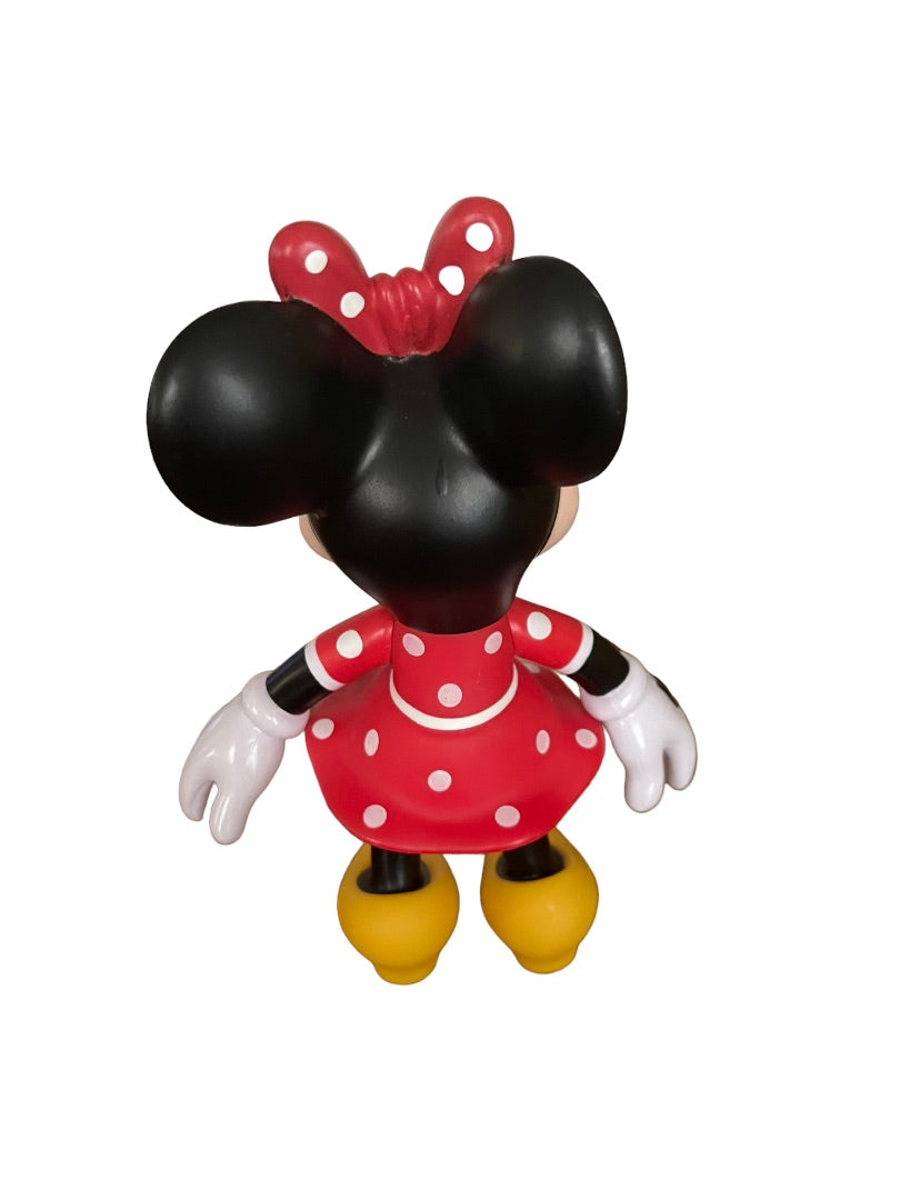 Disney Minnie Mouse Hard Vinyl 8" Articulated Figure Poseable