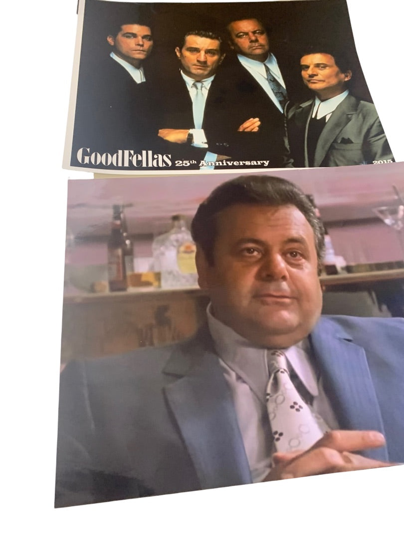 Goodfellas Promotional Photo 8x10 Ray Liotta, Joe Pesci, Paul Sorvini & Robert De Niro Set of 3