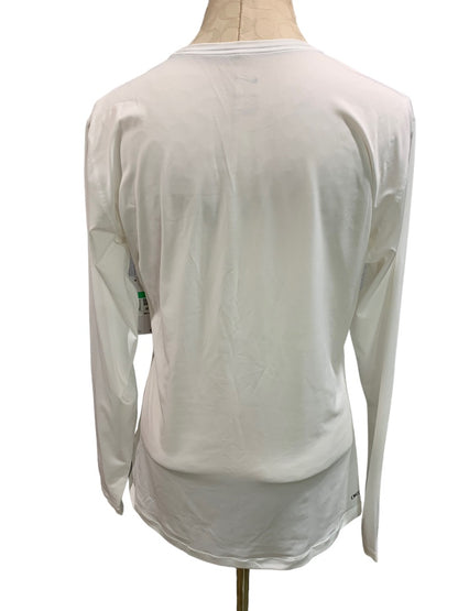 XL Nike Dri-Fit Women's White Long Sleeve Softball Shirt AV6641-100