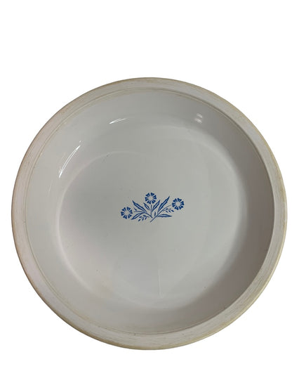 Corning Ware  Blue Cornflower Pie Plate P-309 For Range and Microwave